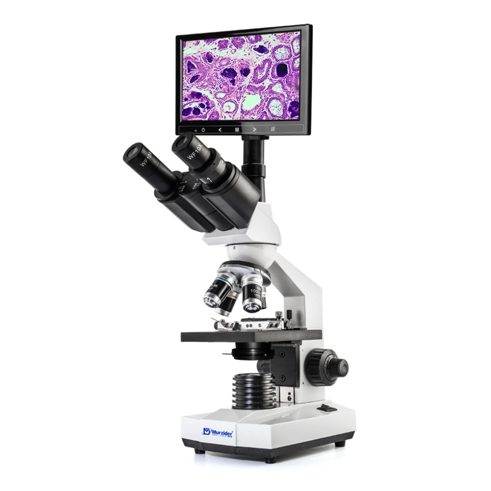 [MSD101-Q-9C] Multifunctional Biological Microscope with 9-Inch Display